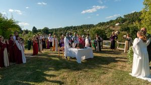 Mariage atypique kilt Ecossais Templier